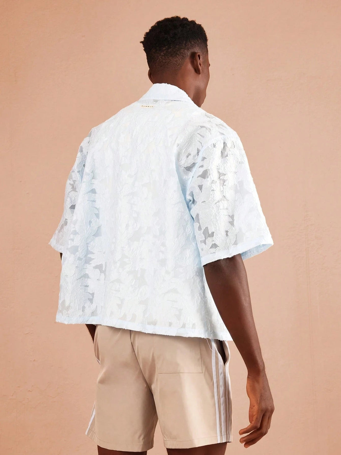 Camisa Manfinity Renda Jacquard — Foto 1