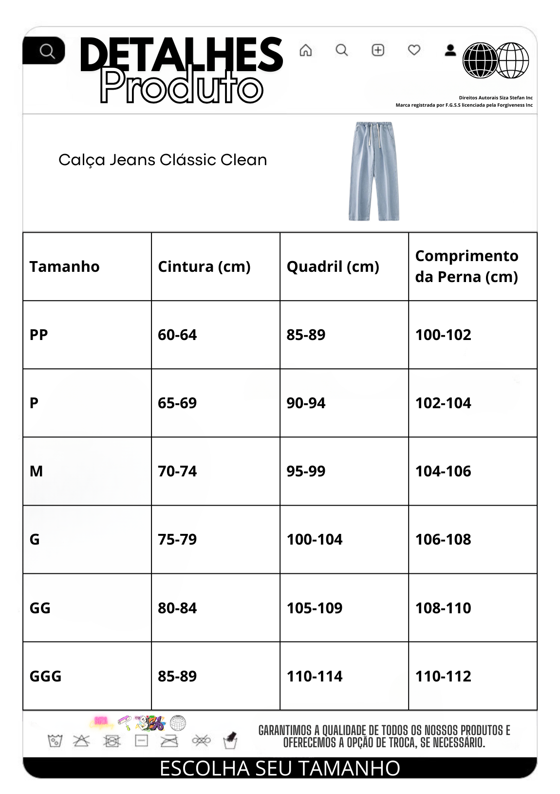 Calça Manfinity Classic Clean — Foto 12