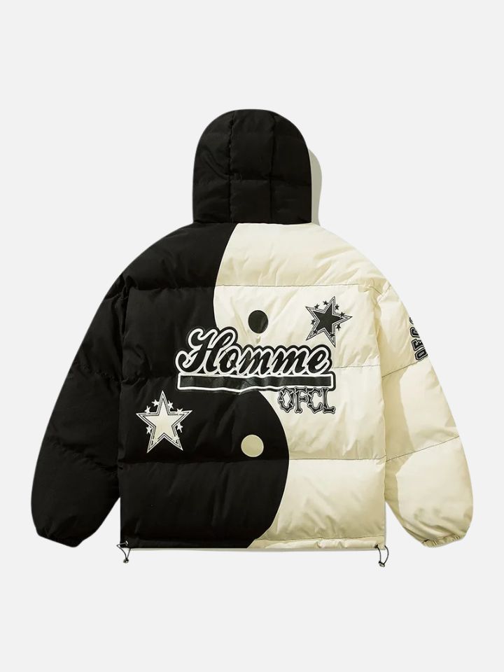 Jaqueta Manfinity Puffer Capuz 'Young You' — Foto 1