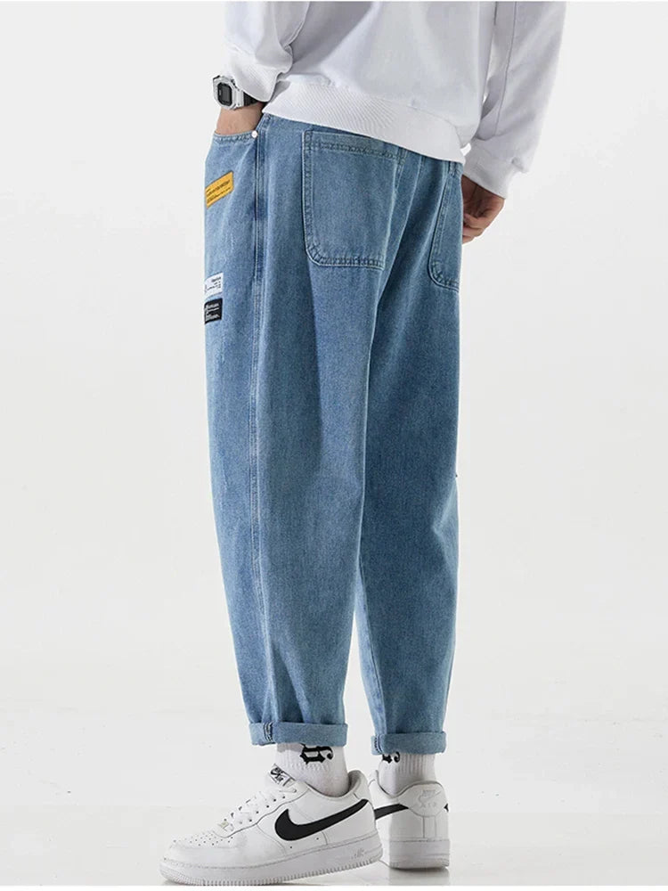 Calça Manfinity Baggy Denim — Foto 4