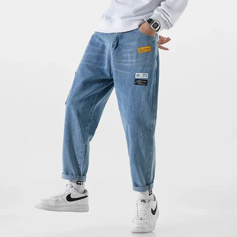 Calça Manfinity Baggy Denim — Foto 3