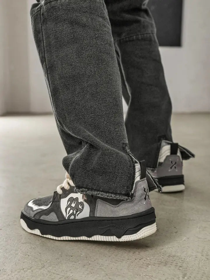 Tênis Manfinity Sneaker Preto Dark Fire — Foto 4