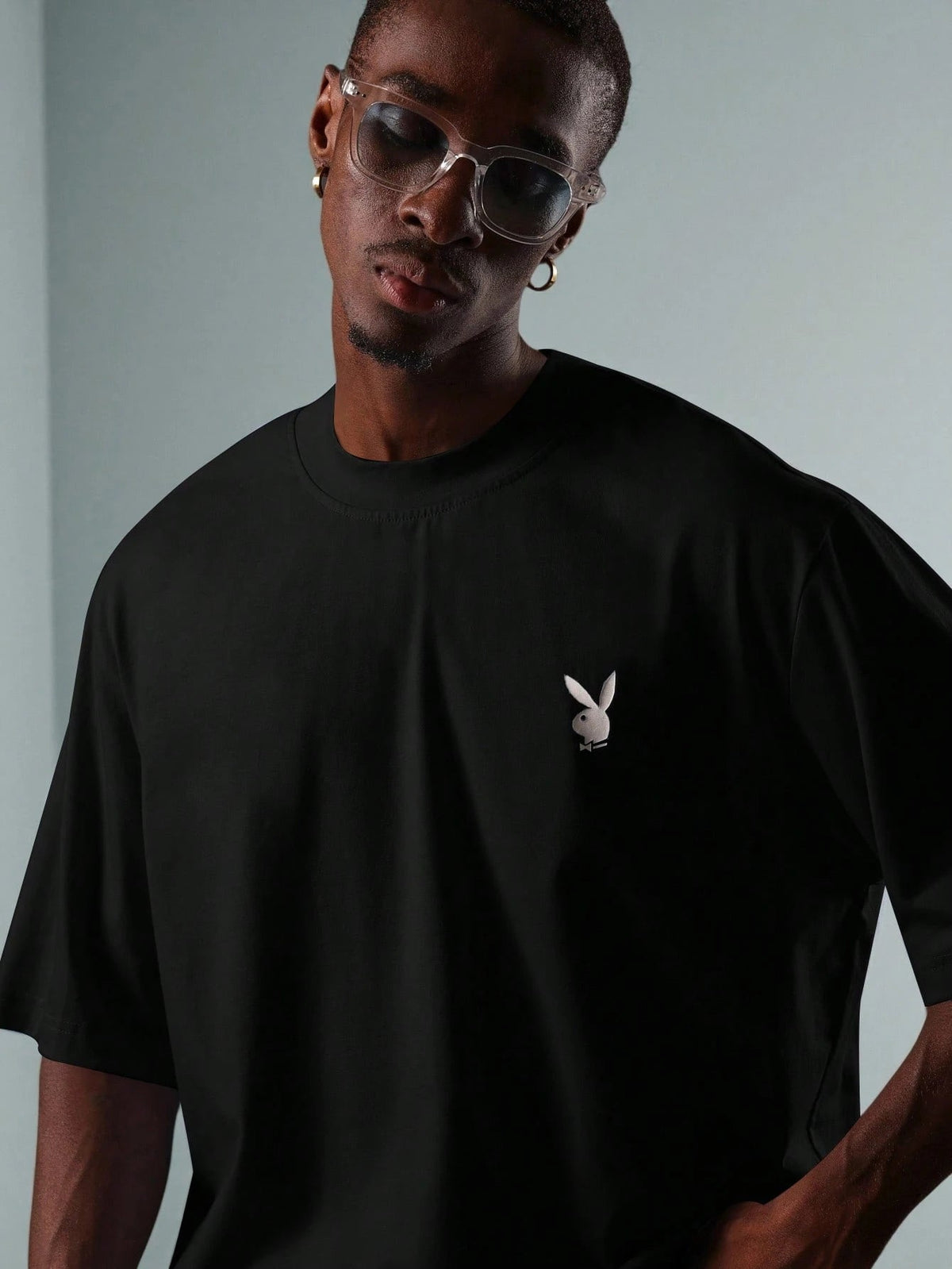 Camiseta Manfinity Oversized Fleece — Foto 9