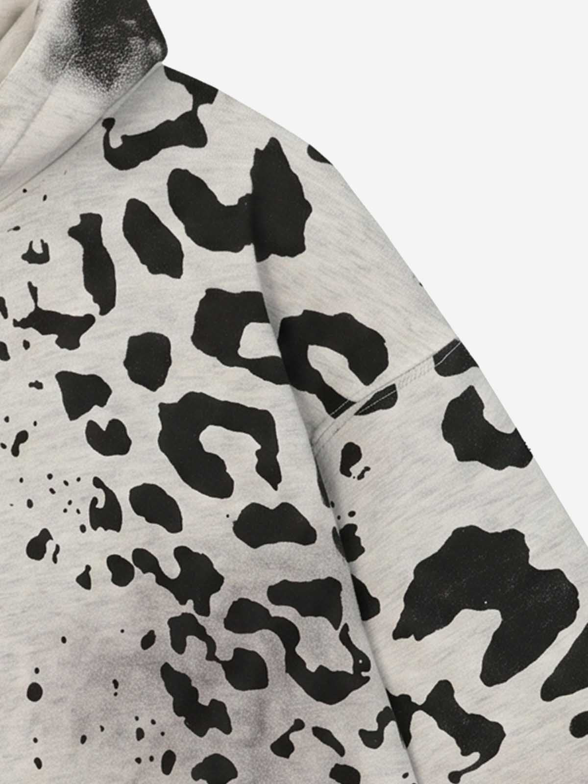 Moletom Manfinity Leopard Appliqué — Foto 9