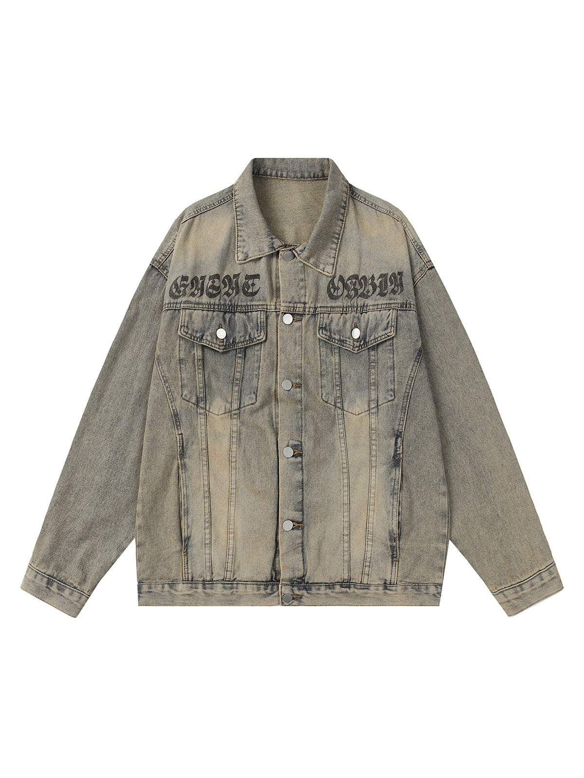 Jaqueta Manfinity Studios Gothic Wash Denim Jacket — Foto 1