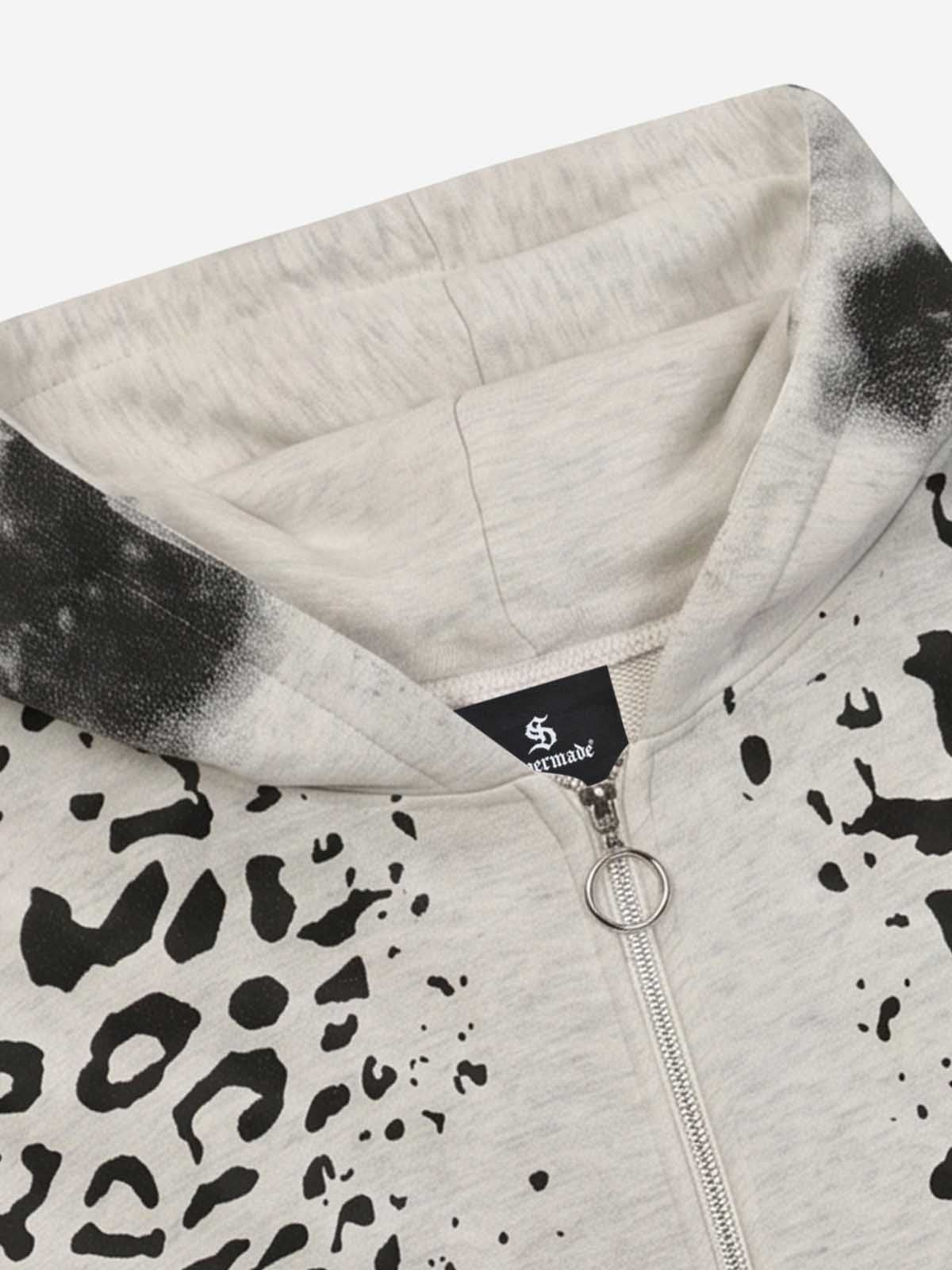 Moletom Manfinity Leopard Appliqué — Foto 8