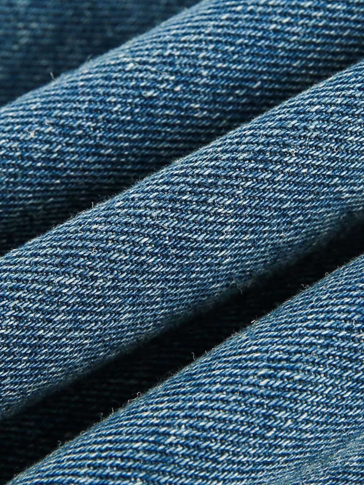 Jaqueta Manfinity Heavy Washed Denim Work — Foto 13