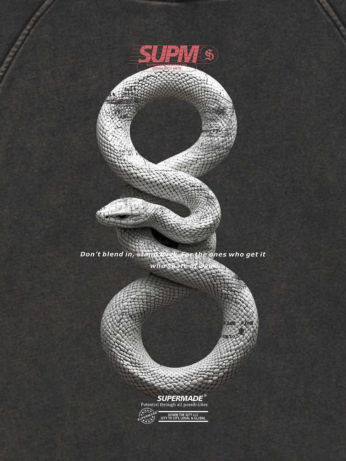 Moletom Manfinity Snake Infinite — Foto 10