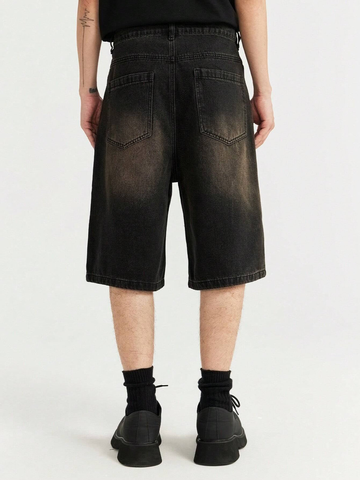 Short Manfinity Denim Lavada Diagonal — Foto 9