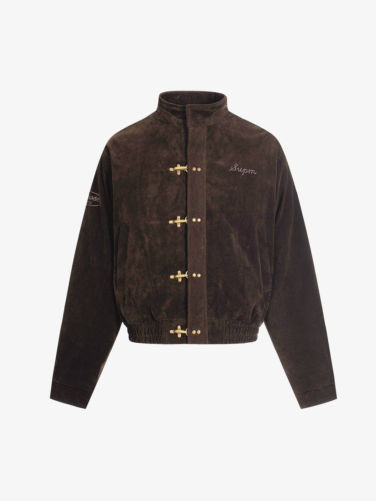 Jaqueta Manfinity Suede Embroidered — Foto 10