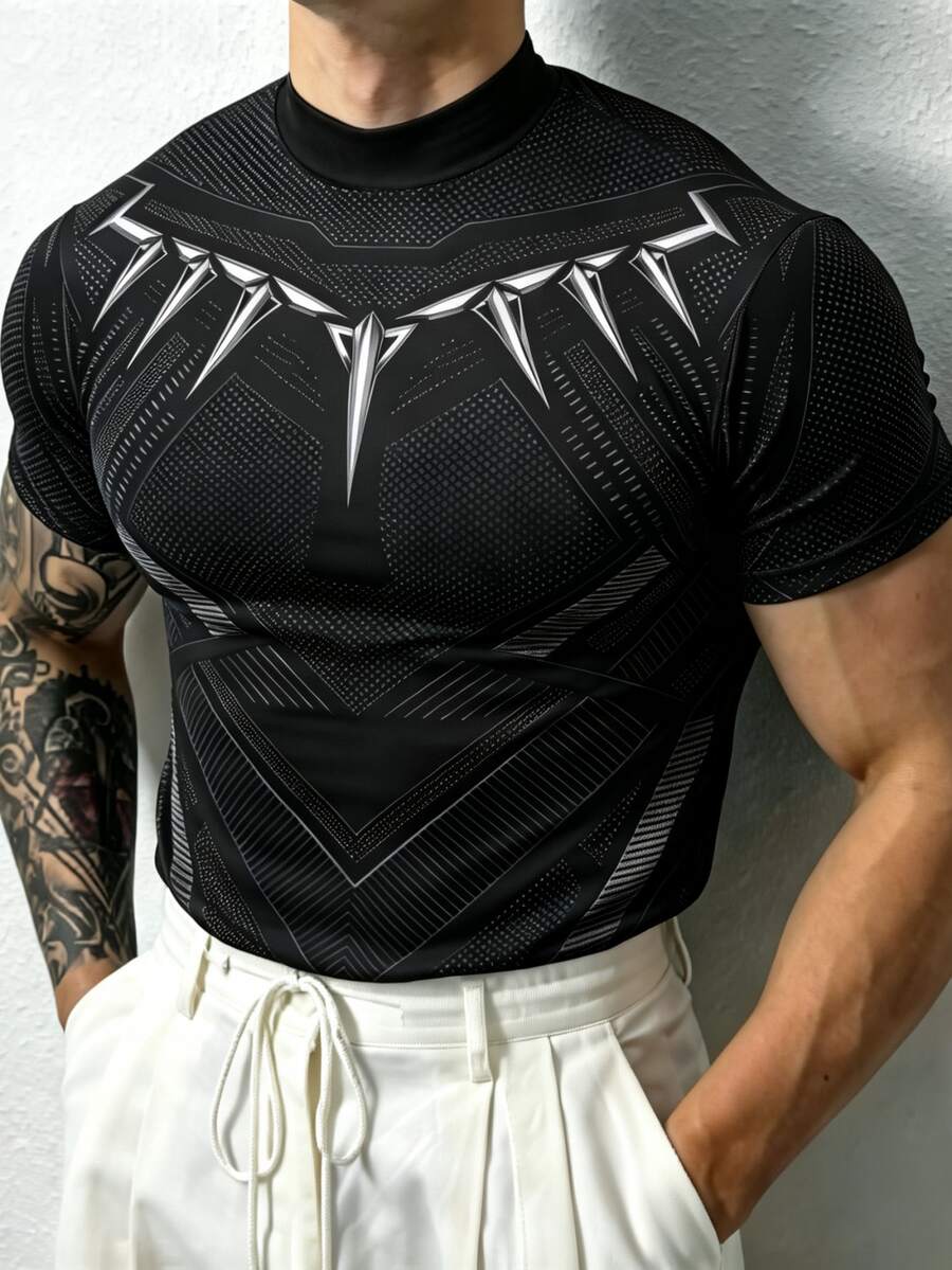 Camiseta Manfinity Compressão — Foto 67
