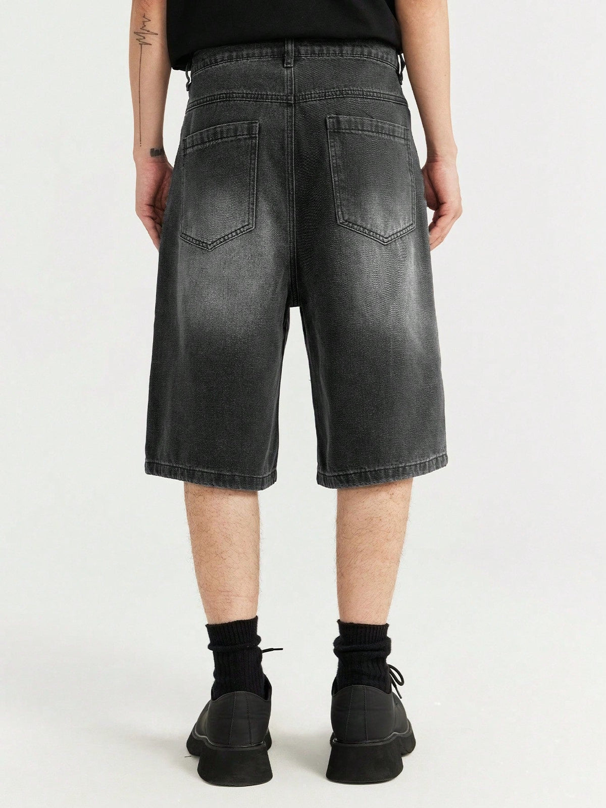 Short Manfinity Denim Lavada Diagonal — Foto 11