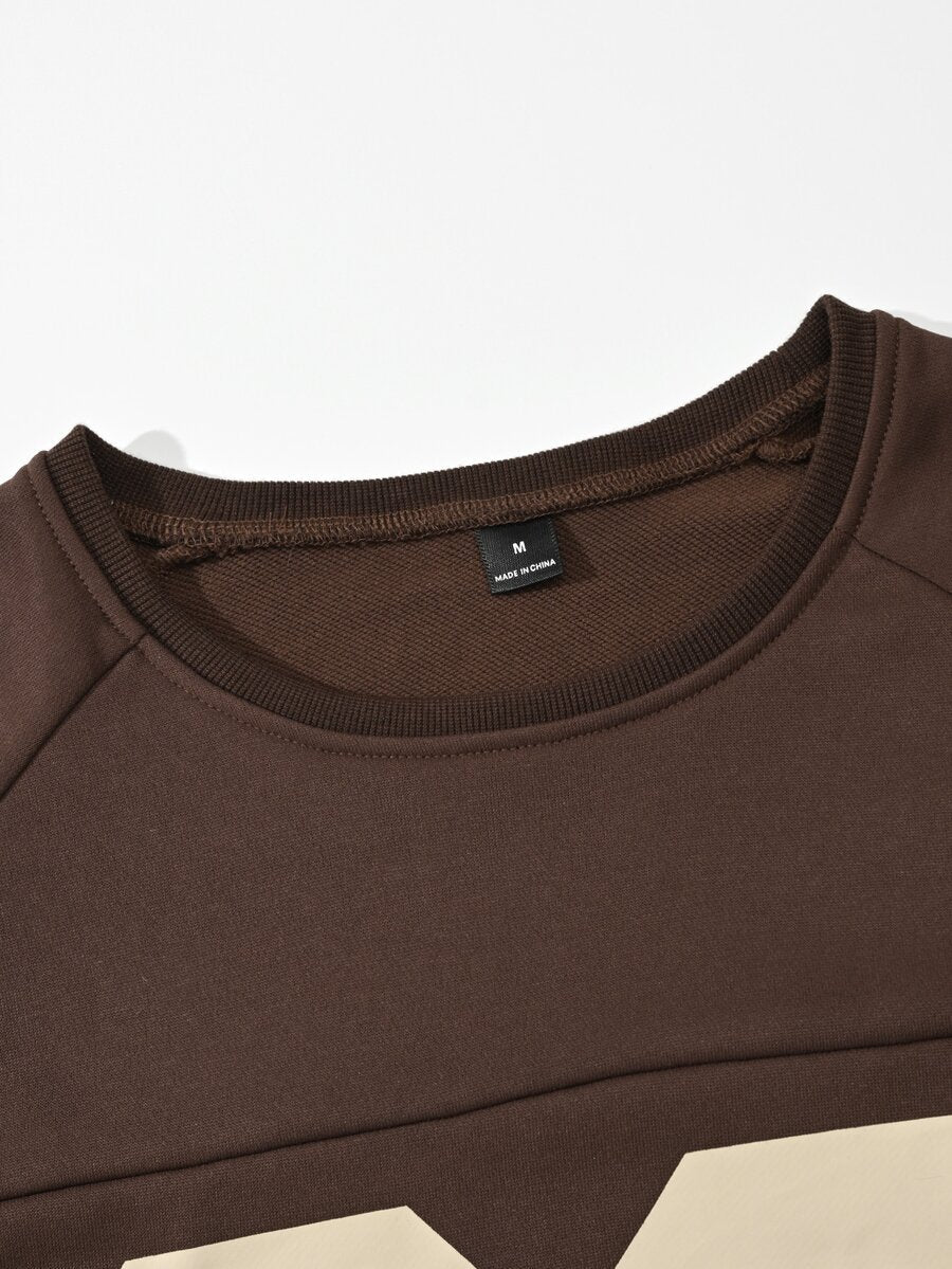 Blusa Manfinity Roghcode Blocos Gráfico — Foto 44