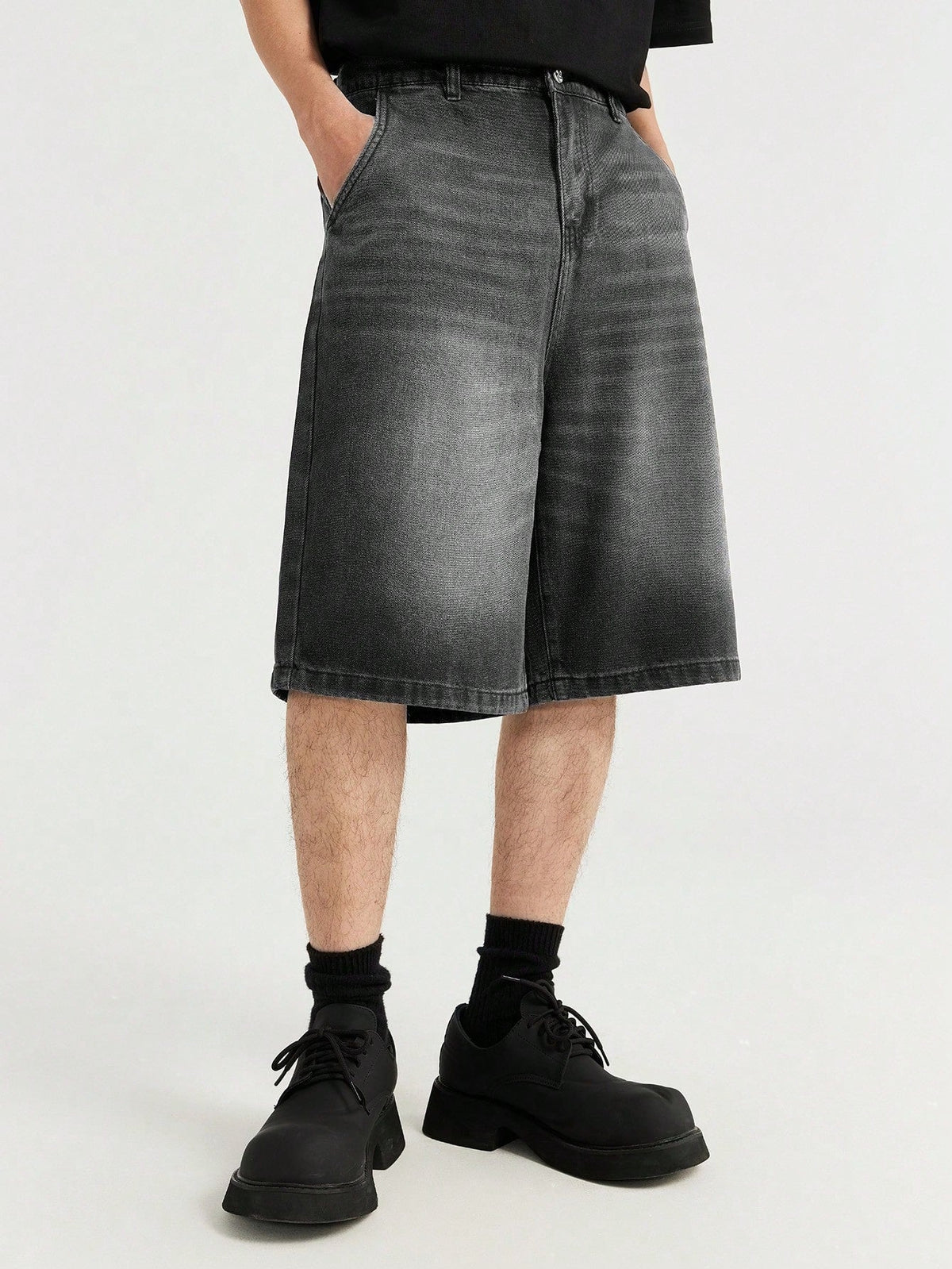 Short Manfinity Denim Lavada Diagonal — Foto 13