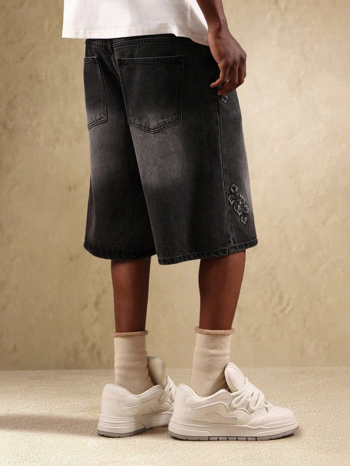 Short Manfinity Denim Cruz Jeans — Foto 5