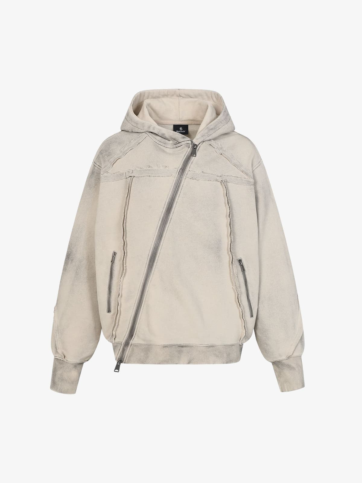 Moletom Manfinity Asymmetric Zip — Foto 7