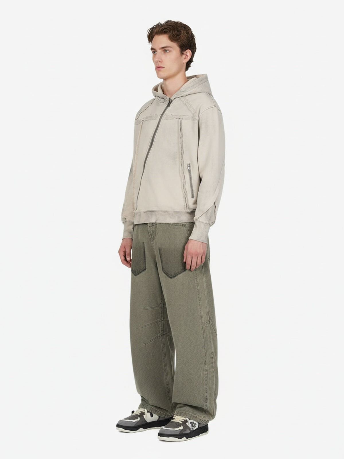 Moletom Manfinity Asymmetric Zip — Foto 4