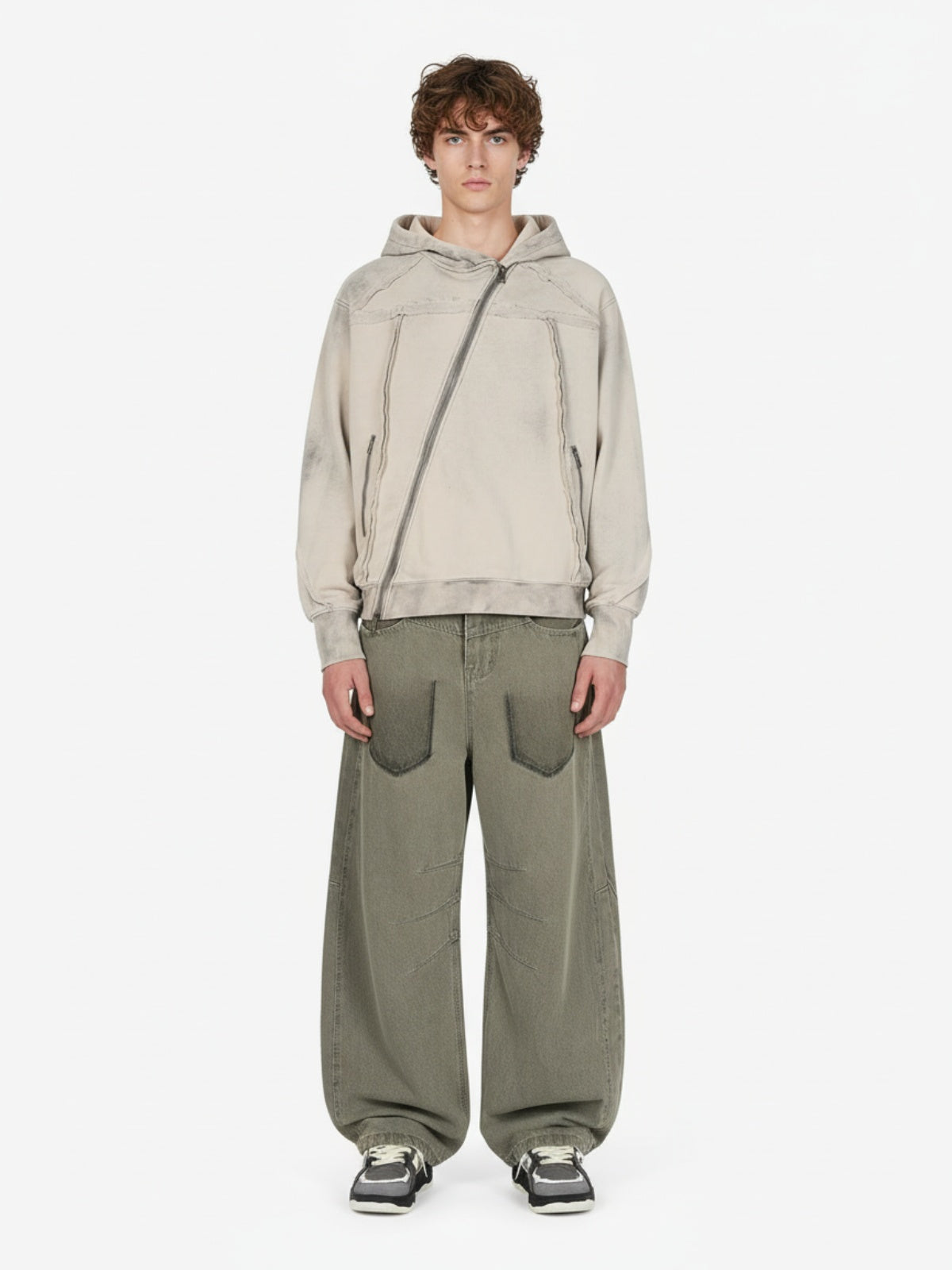 Moletom Manfinity Asymmetric Zip — Foto 3