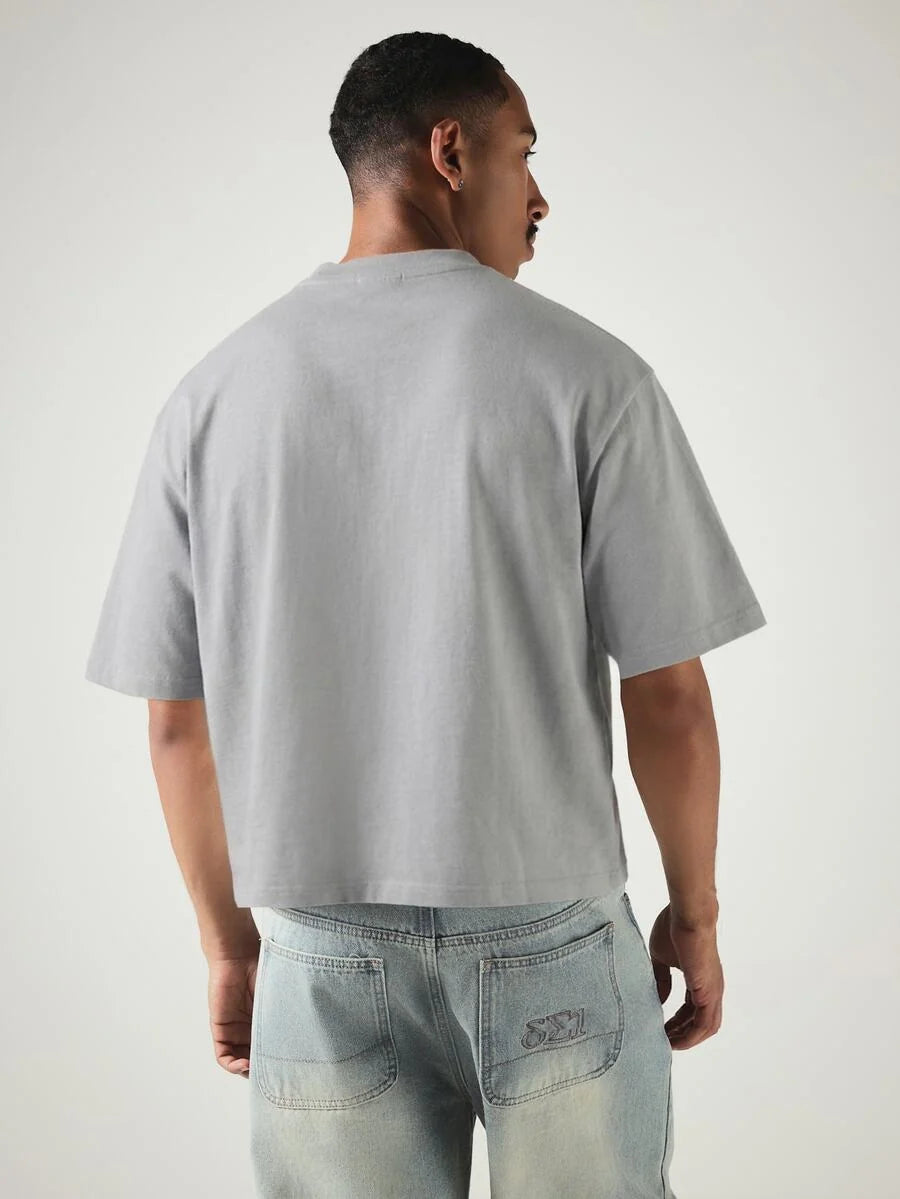 Camiseta Manfinity Cropped Boxy — Foto 8