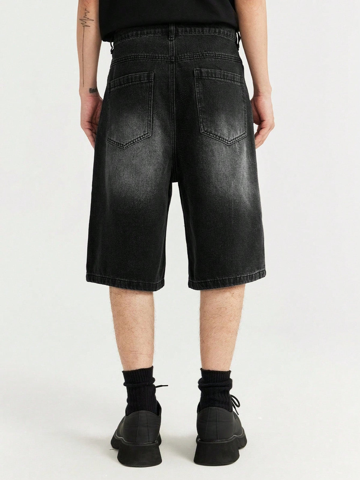 Short Manfinity Denim Lavada Diagonal — Foto 15