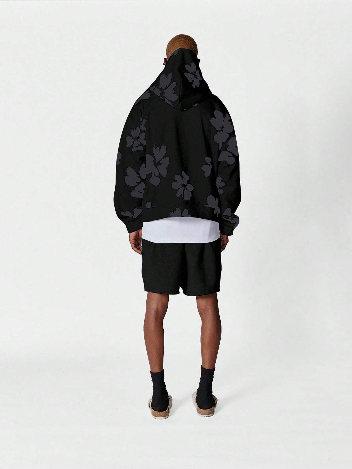 Moletom Manfinity Floral — Foto 12