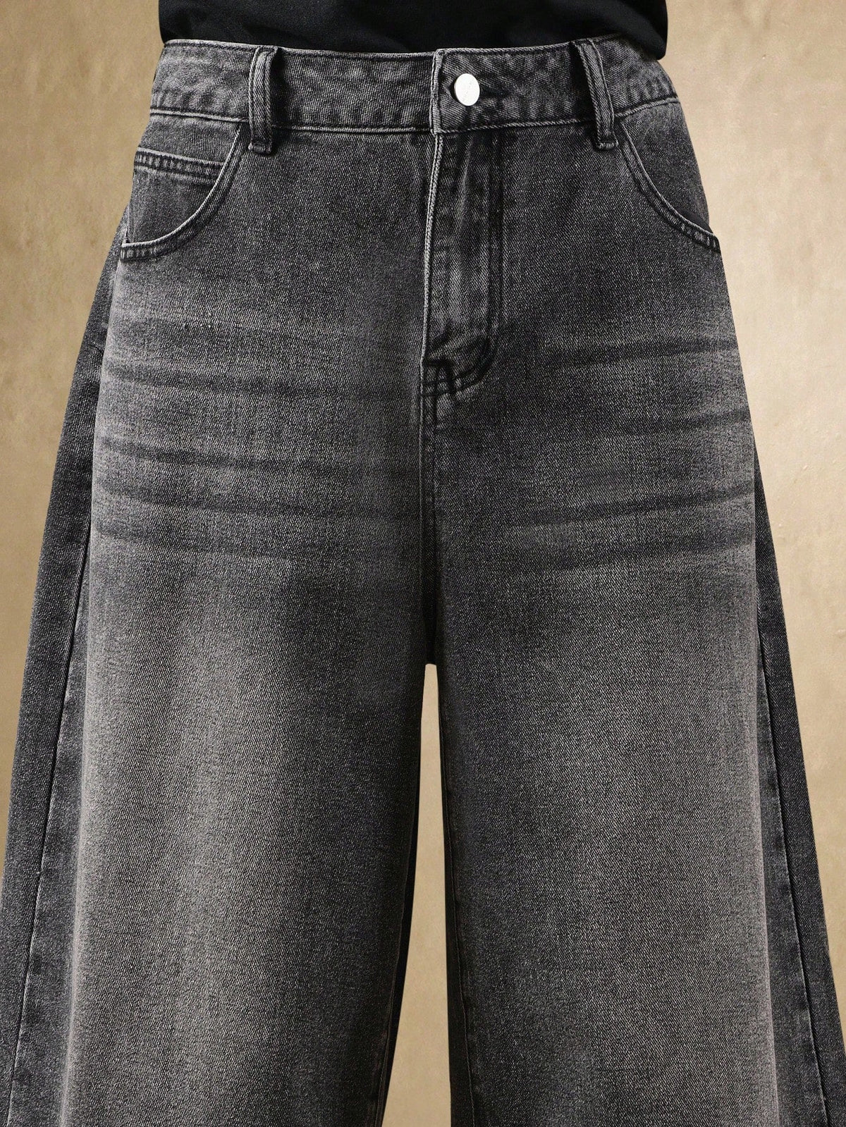 Short Manfinity Denim Oversized Perna Larga — Foto 13