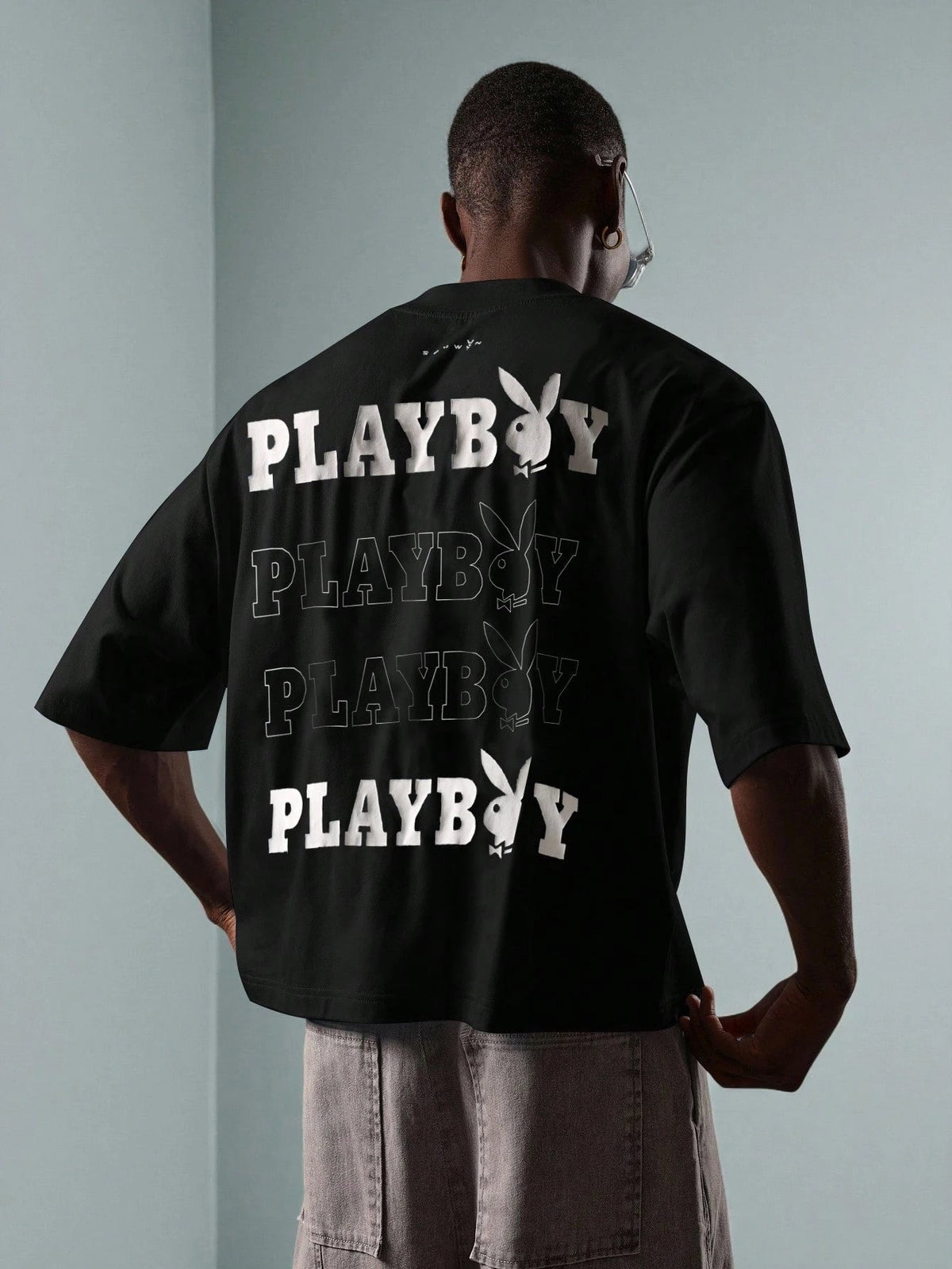 Camiseta Manfinity Oversized Fleece — Foto 12