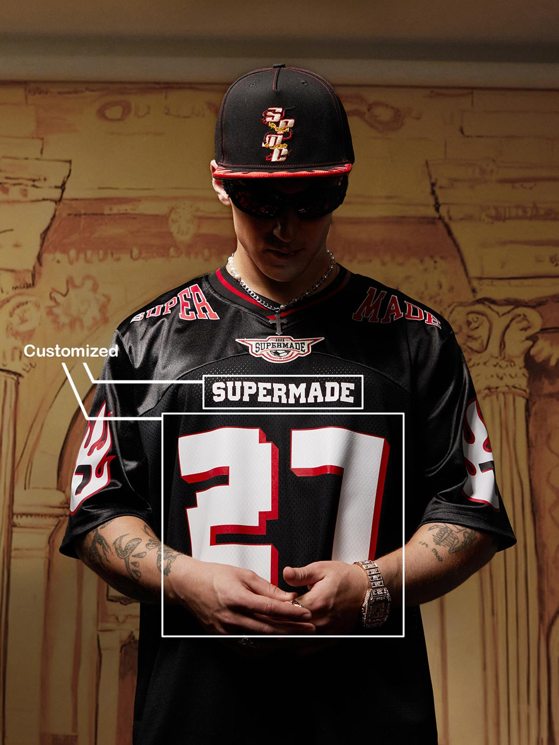 Camiseta Manfinity Original Flame — Foto 1