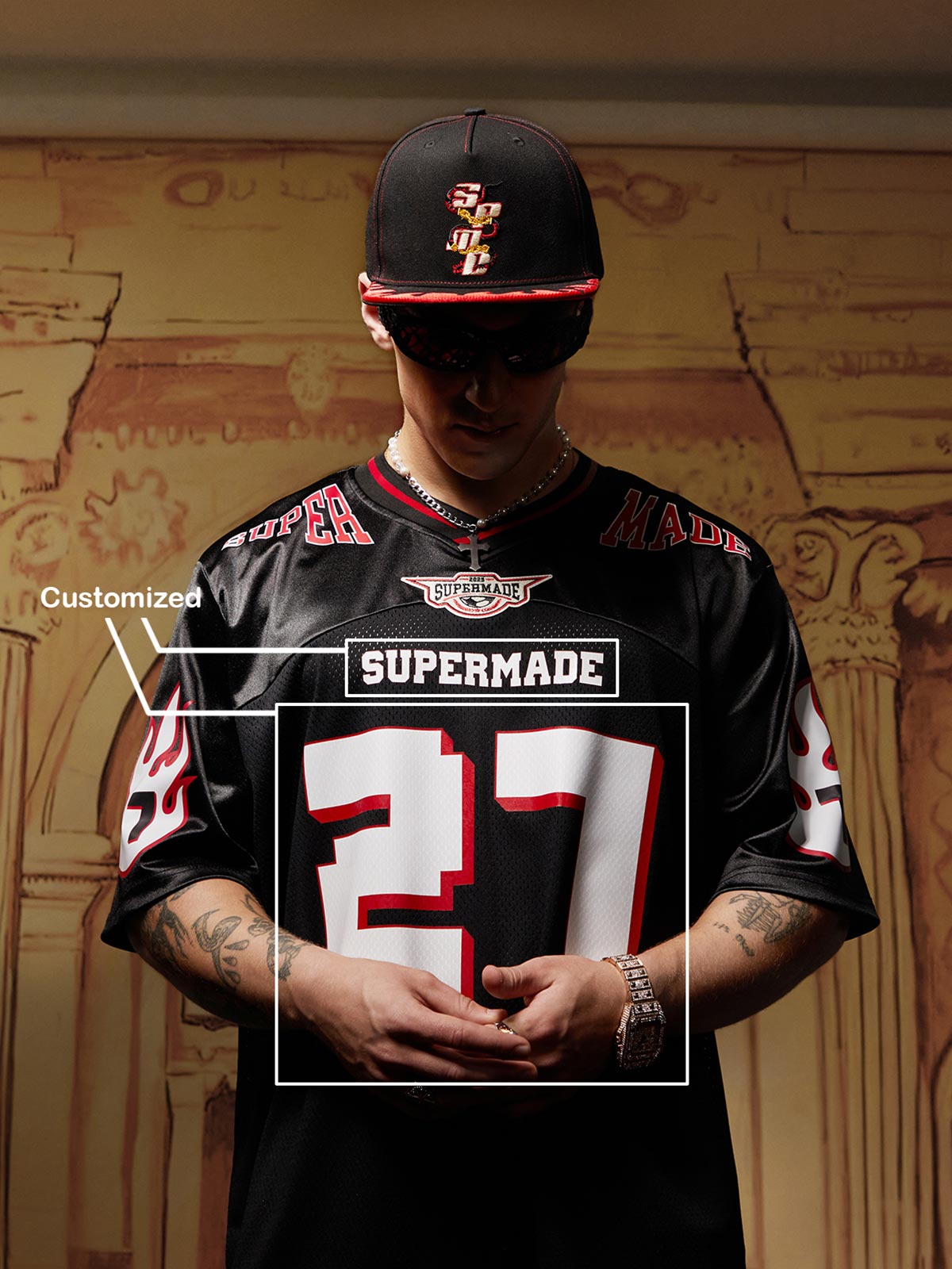 Camiseta Manfinity Original Flame — Foto 2