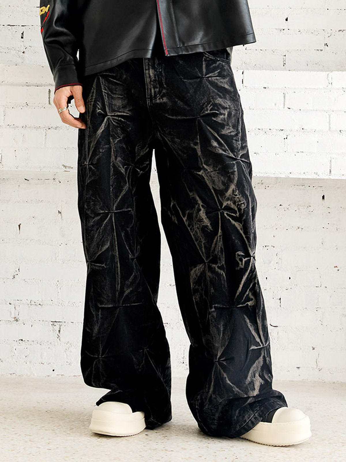 Calça Manfinity Pleated Baggy — Foto 1