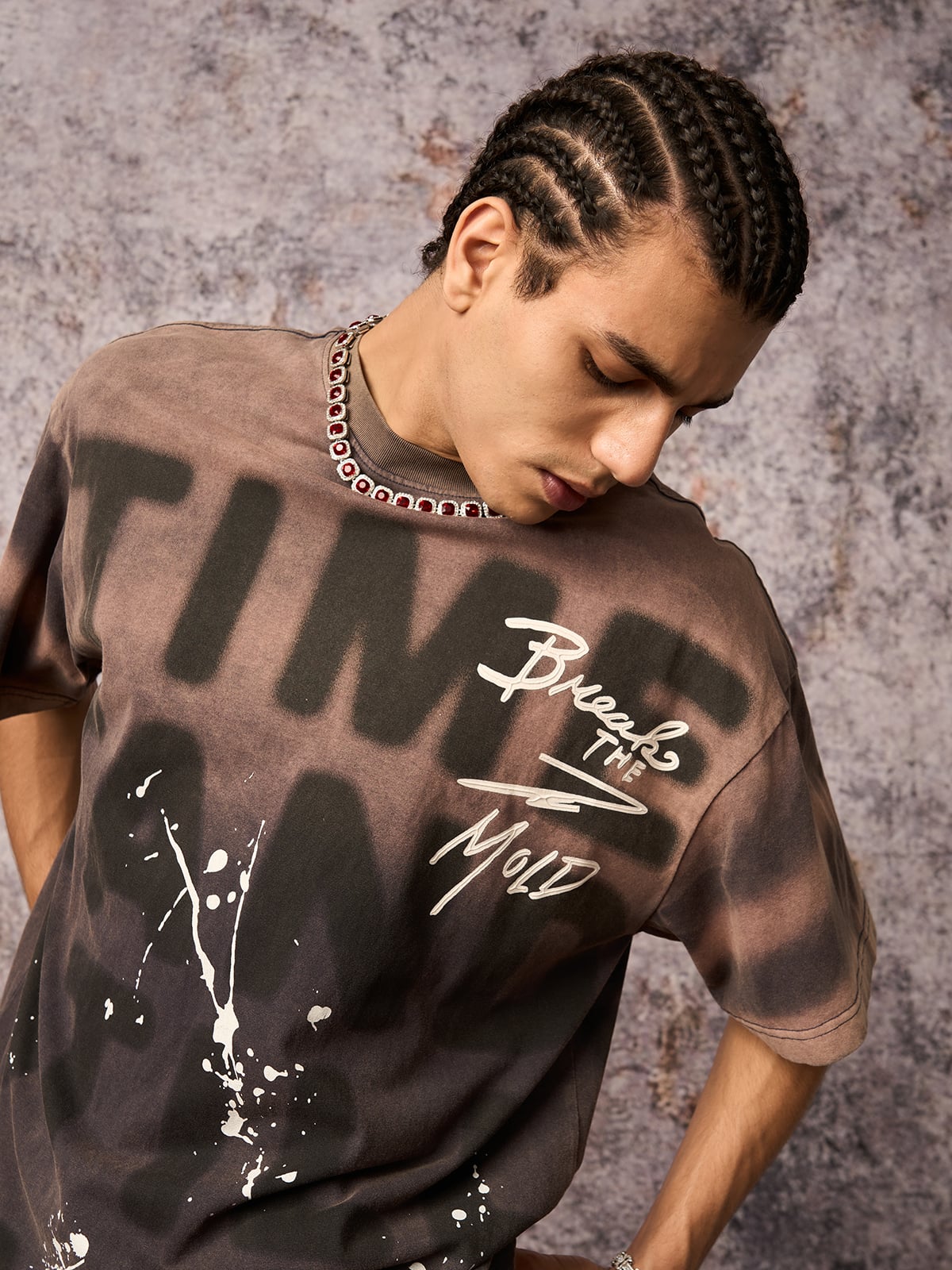 Camiseta Manfinity Ink Splash — Foto 5