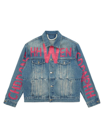 Jaqueta Manfinity Studios Pink Graff Denim Jacket — Foto 1