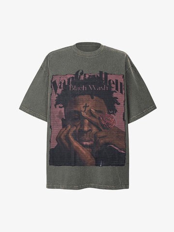 Camiseta Manfinity Black Wash — Foto 1