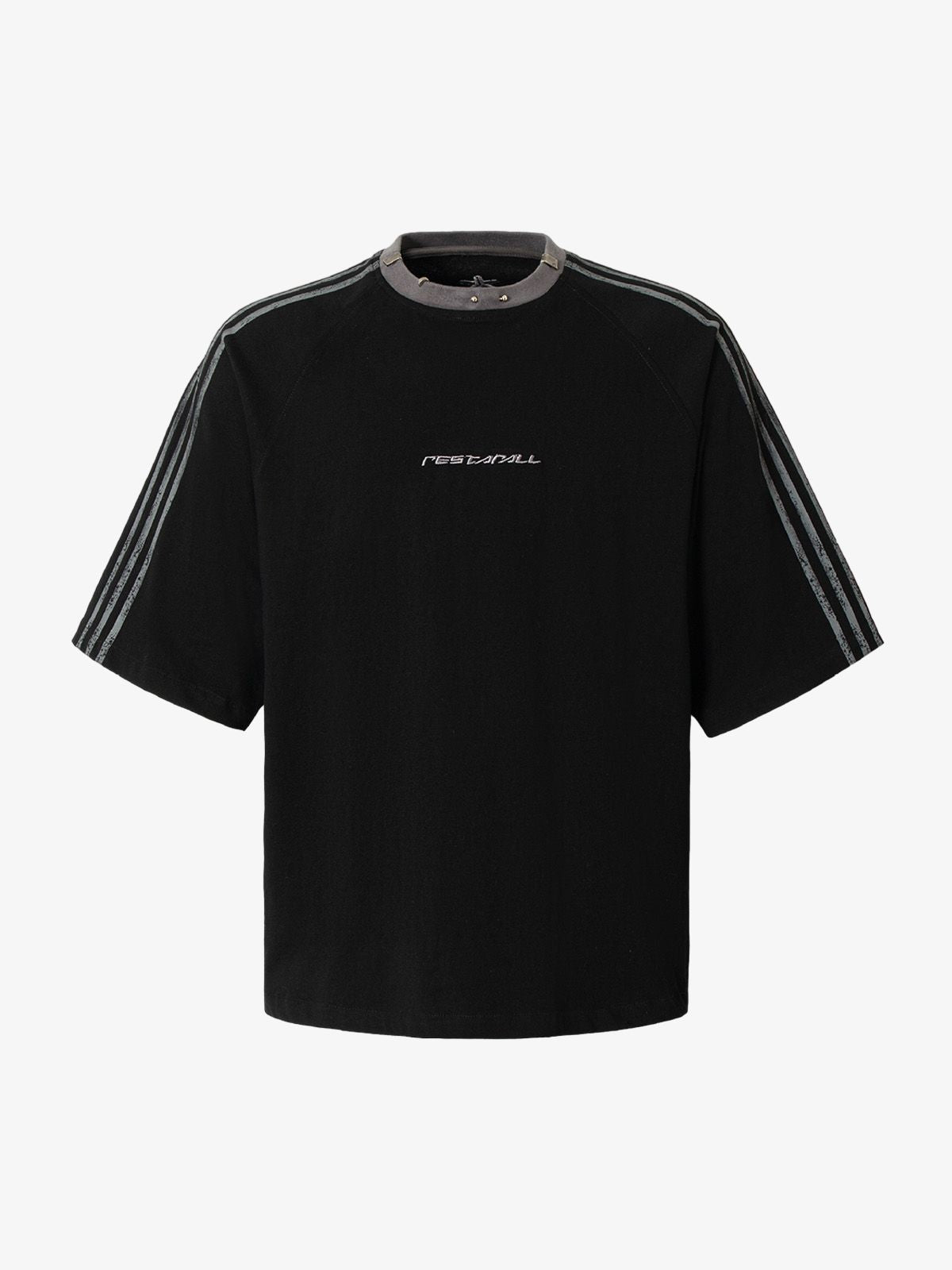 Camiseta Manfinity Heavy Washed Oversized — Foto 8