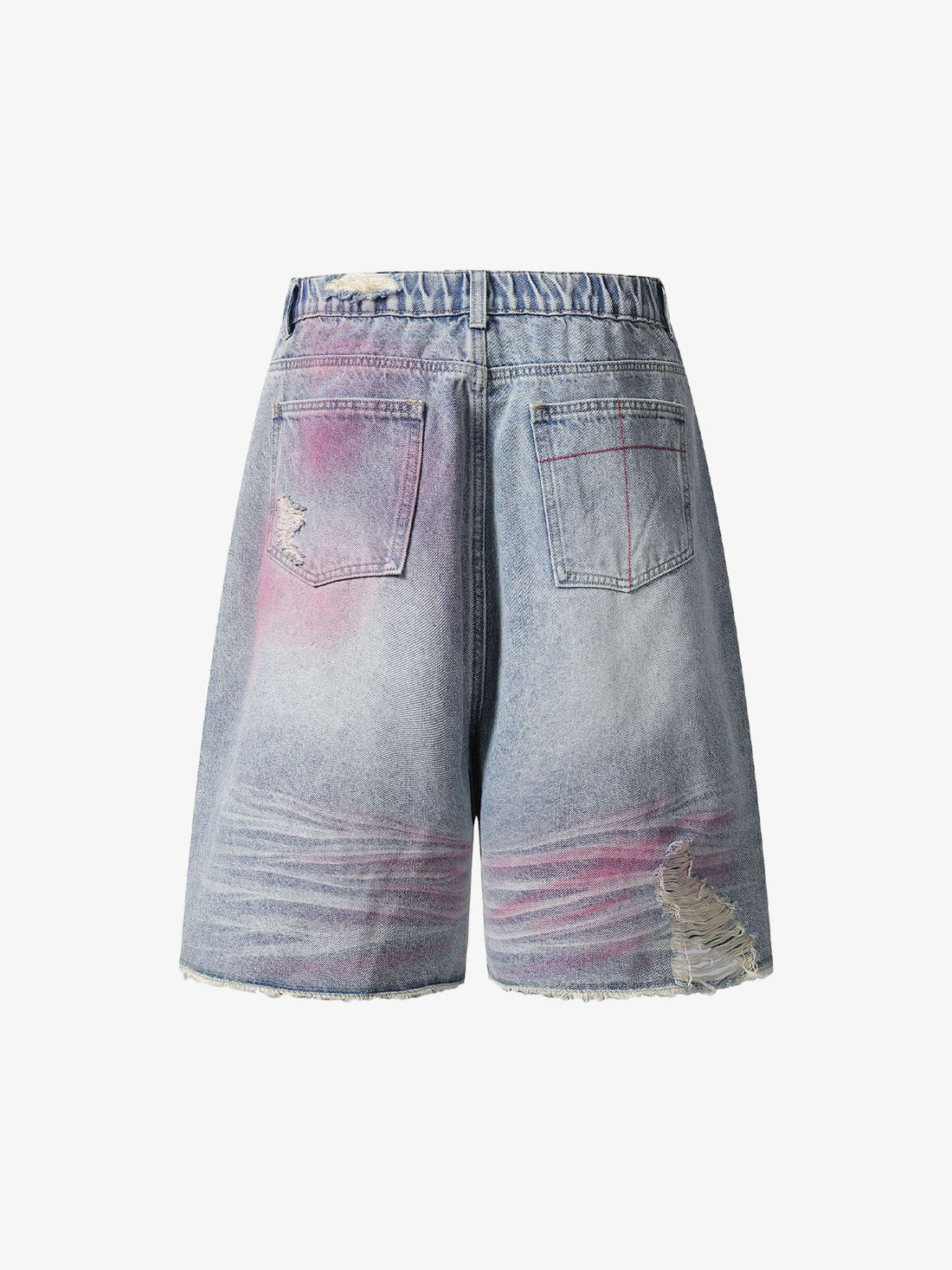 Short Manfinity Distressed Tie-Dye Denim — Foto 1