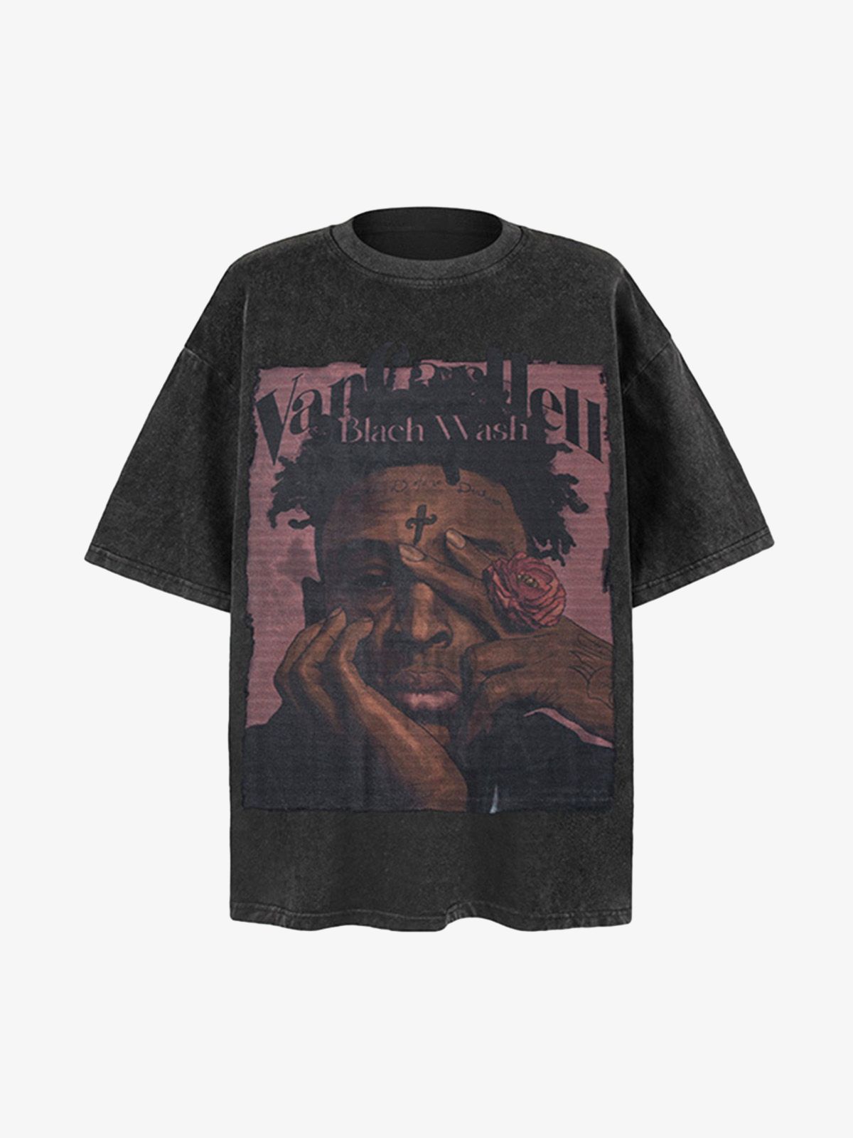 Camiseta Manfinity Black Wash — Foto 2