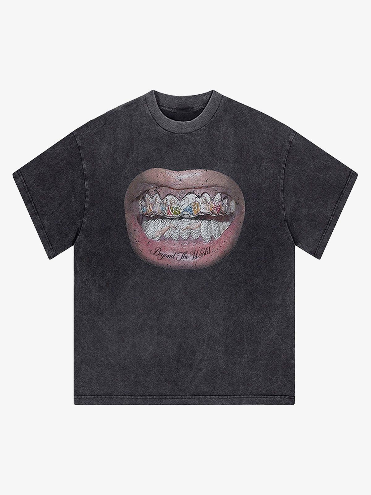 Camiseta Manfinity Diamond Tooth Pattern — Foto 18