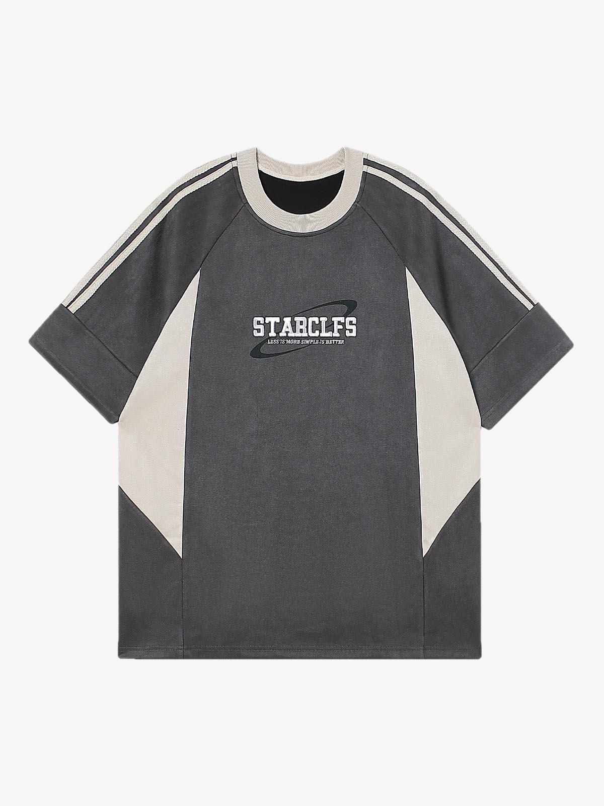Camiseta Manfinity Suede Contrast — Foto 18