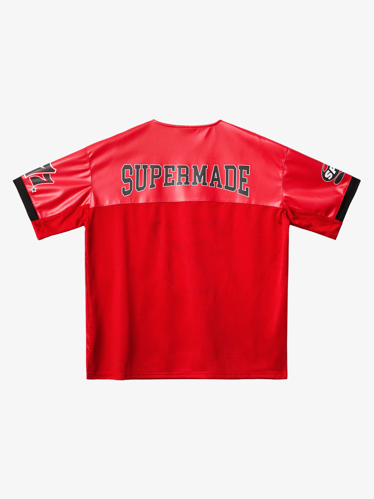 Camiseta Manfinity Studios Red Retro Jersey Oversized — Foto 11