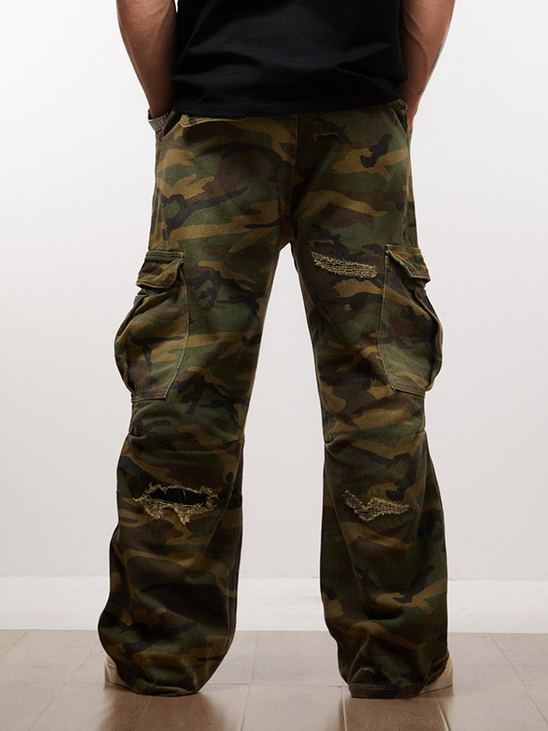 Calça Manfinity Camo Flare — Foto 1