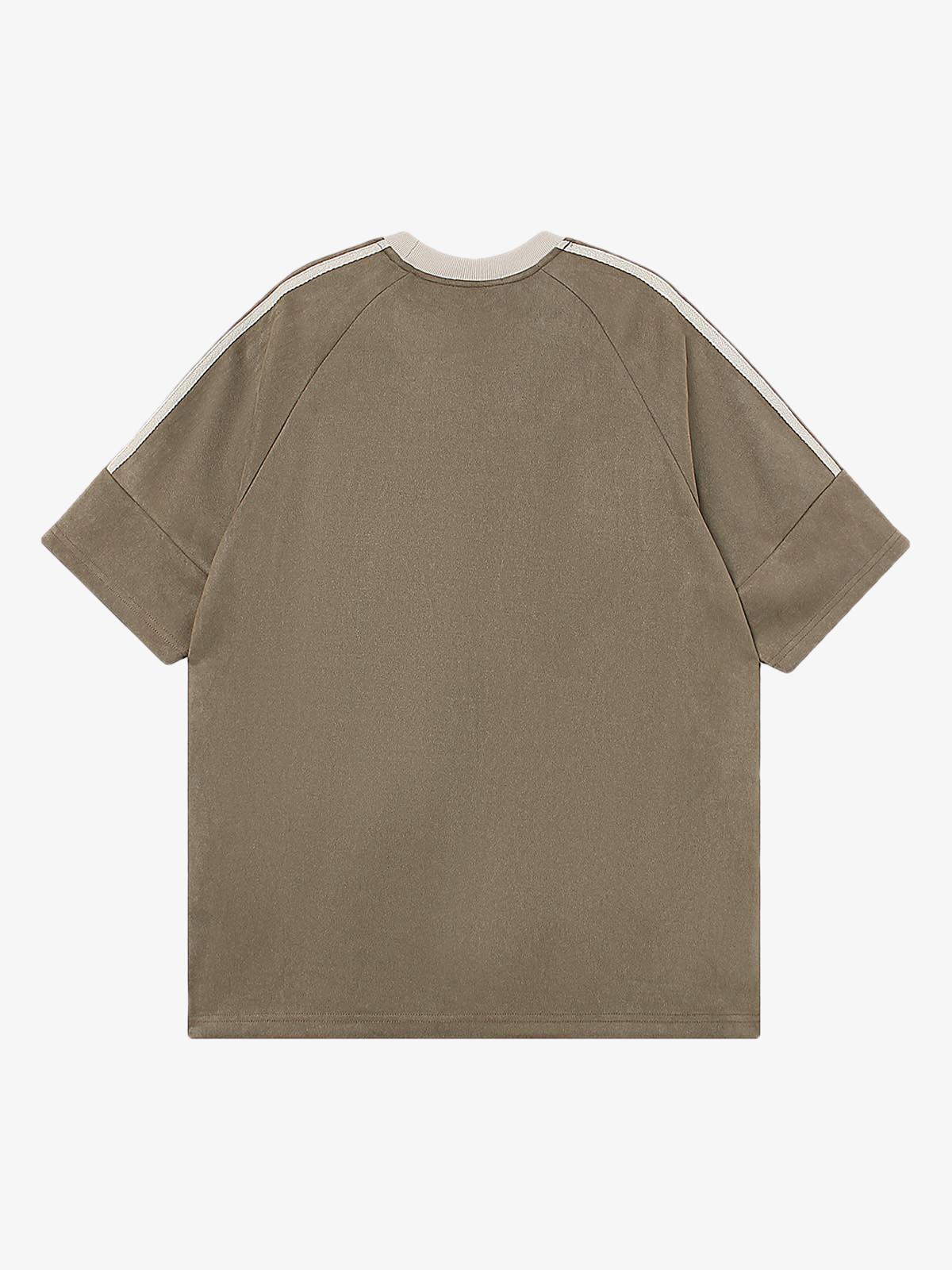 Camiseta Manfinity Suede Contrast — Foto 3