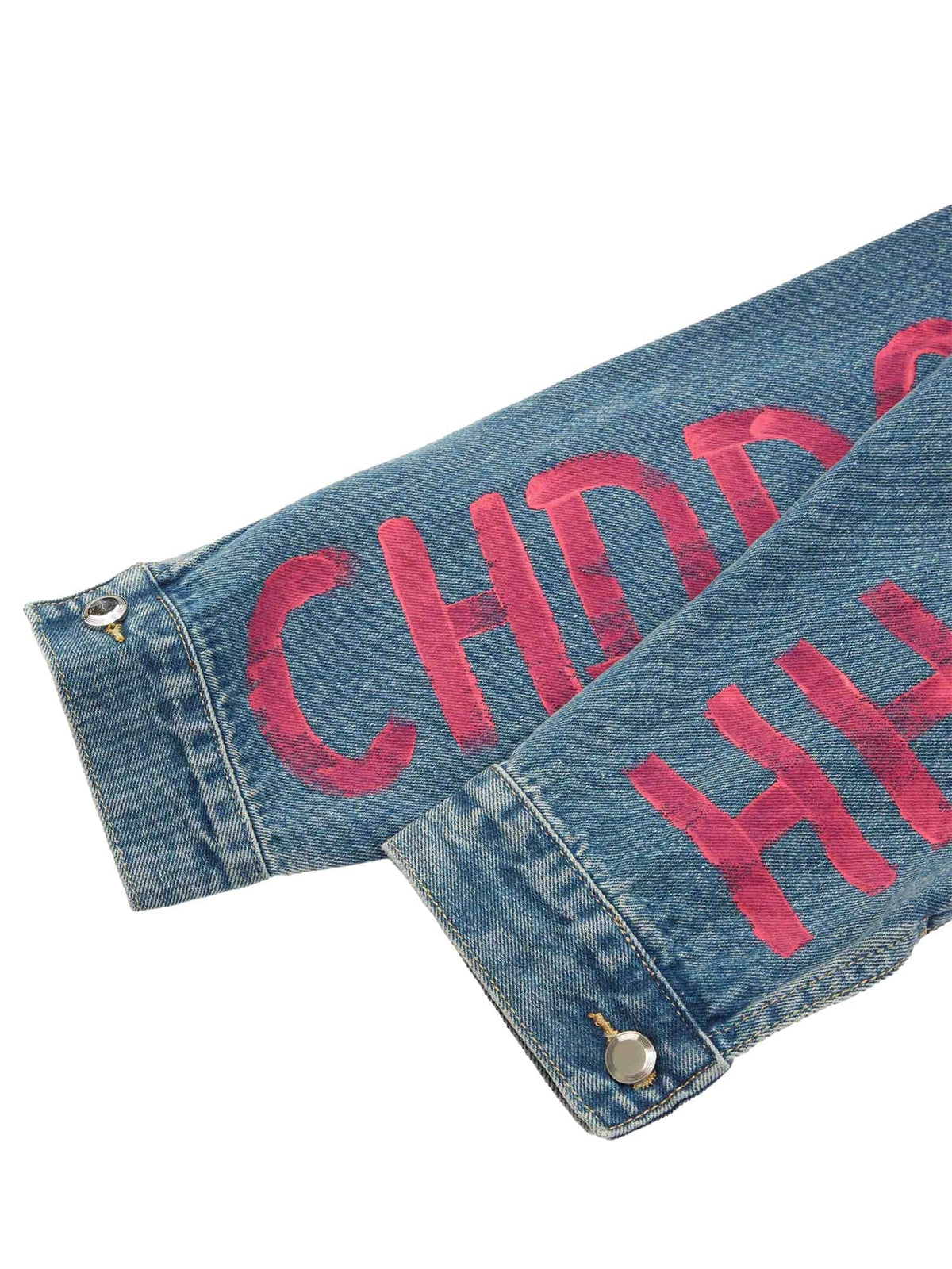 Jaqueta Manfinity Studios Pink Graff Denim Jacket — Foto 6