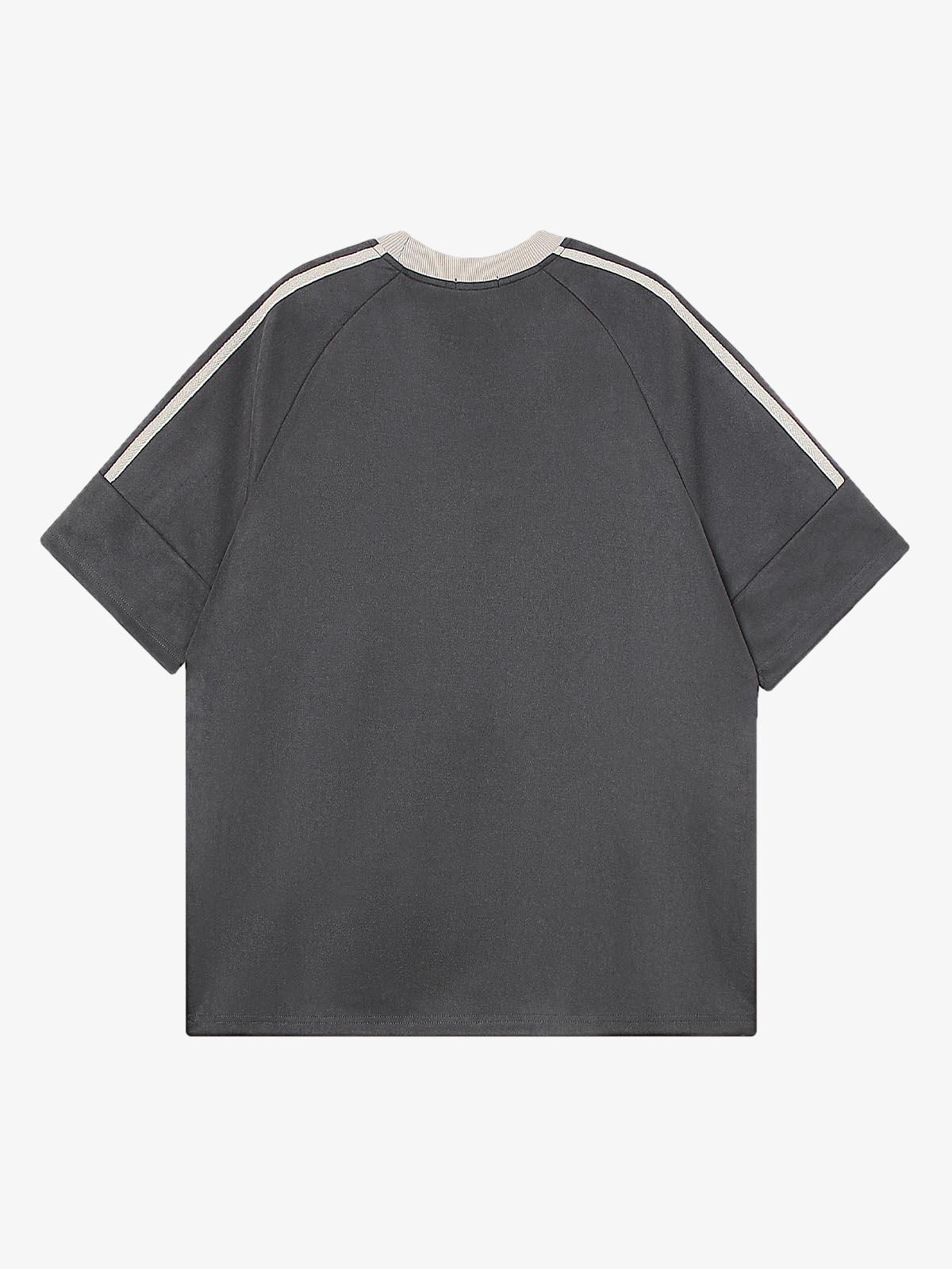 Camiseta Manfinity Suede Contrast — Foto 19