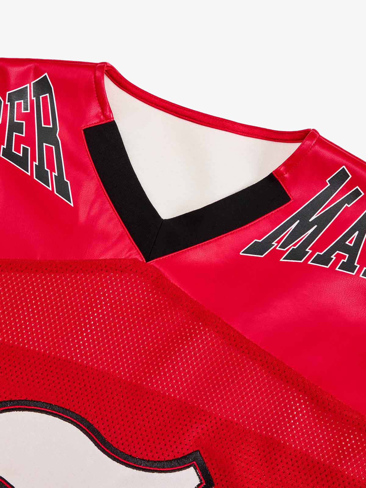 Camiseta Manfinity Studios Red Retro Jersey Oversized — Foto 16