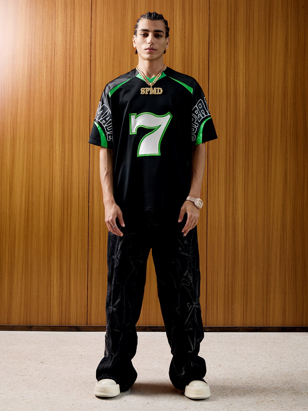Camiseta Manfinity Contrast Color Jersey — Foto 7