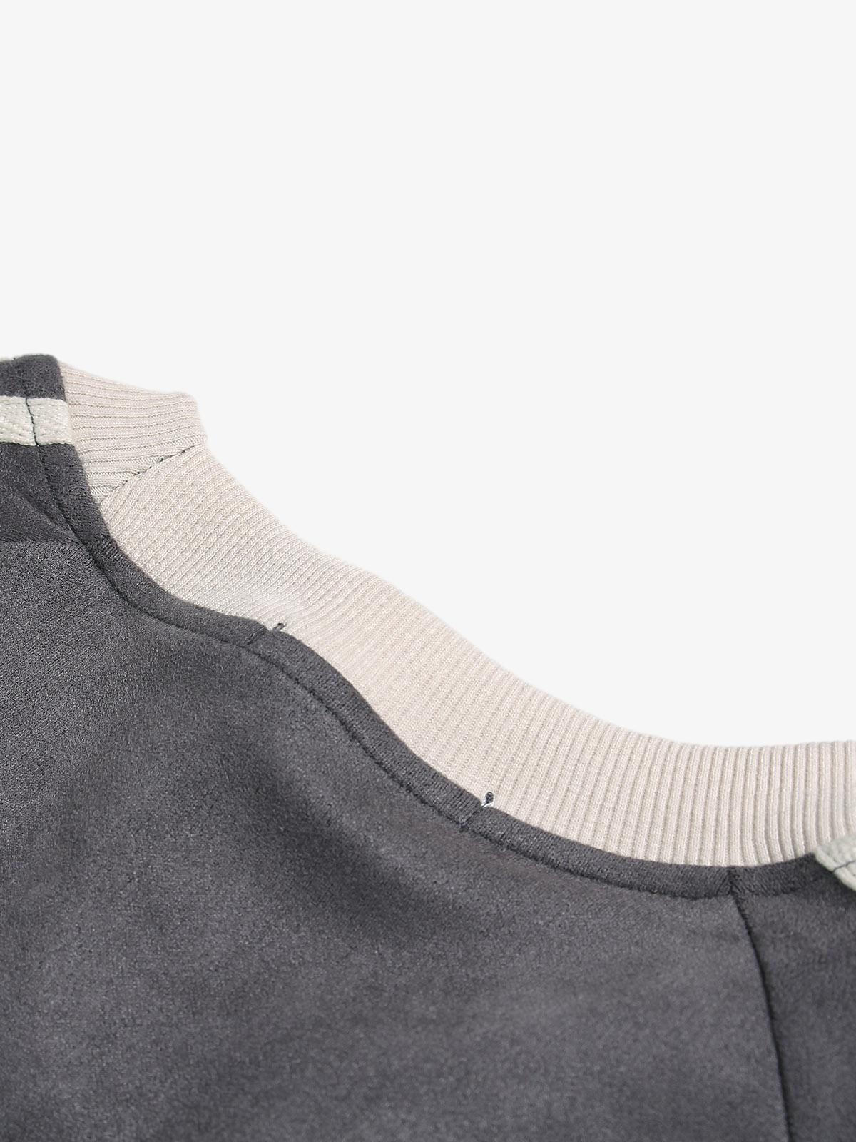 Camiseta Manfinity Suede Contrast — Foto 21