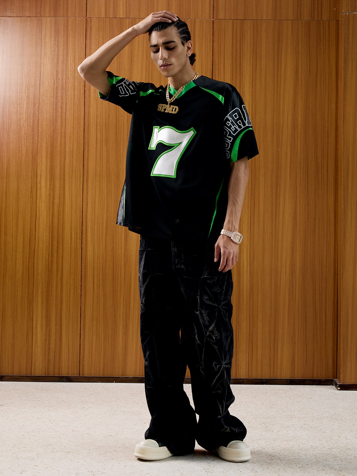 Camiseta Manfinity Contrast Color Jersey — Foto 8