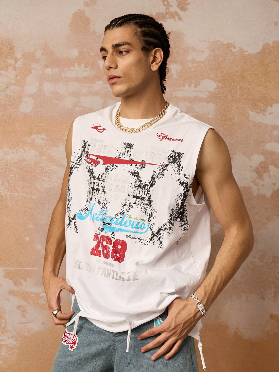 Camiseta Manfinity Tattered — Foto 1