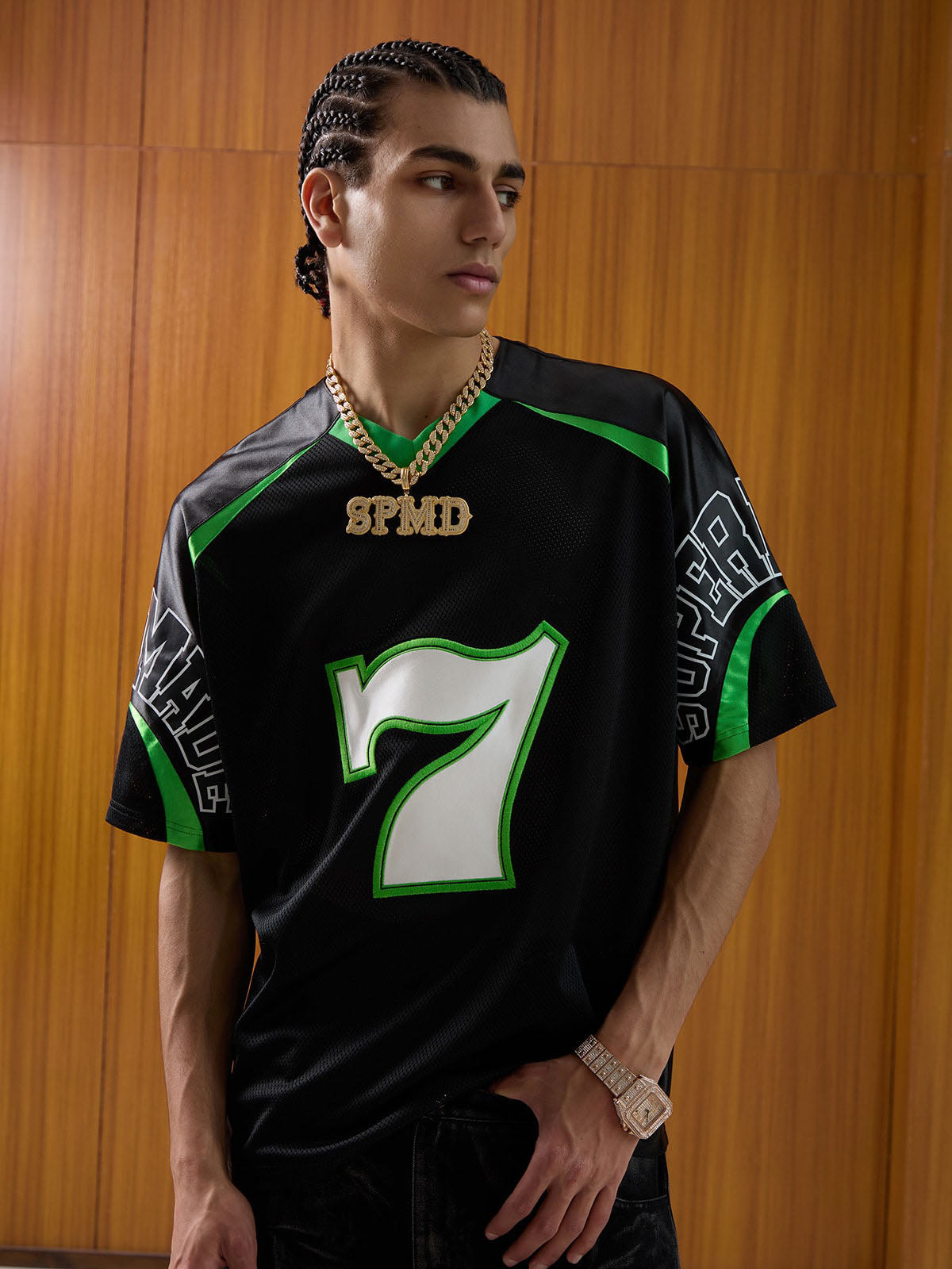 Camiseta Manfinity Contrast Color Jersey — Foto 9