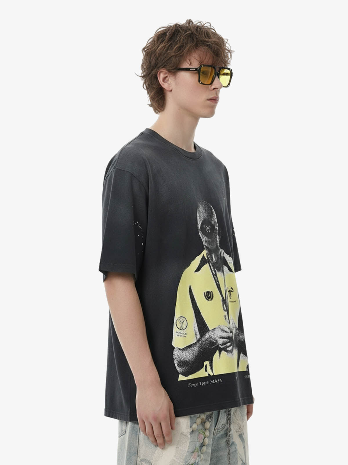 Camiseta Manfinity Studios Cyber Racer R9 — Foto 3